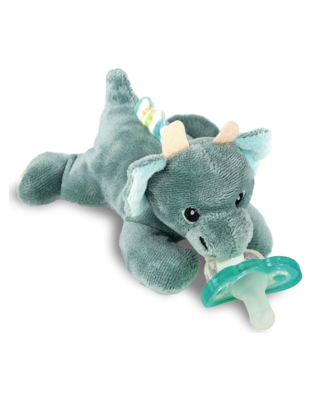 Chupete RaZbaby JollyPop Dragón con peluche desmontable 0M+ Chupete RaZbaby JollyPop Dragón con peluche desmontable 0M+