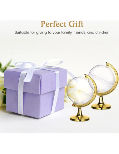 Contenedor de Caramelos Globo Dorado Mobestech 12pcs 12cm