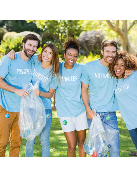 Pack 24 Llaveros Globo Día de la Tierra Quelay para Niños Pack 24 Llaveros Globo Día de la Tierra Quelay para Niños