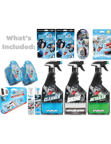 Kit de Limpieza de Autos Gunk Getter - 3.01 kg, Multiusos Kit de Limpieza de Autos Gunk Getter - 3.01 kg, Multiusos