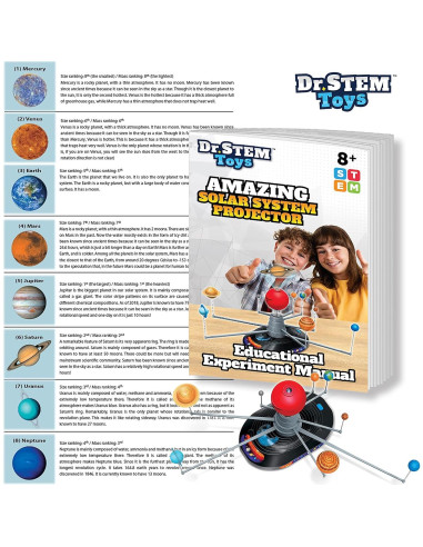 Kit Proyector Sistema Solar Dr. STEM Toys - 50 Piezas