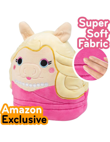 Conjunto de Peluches Squishmallows Kermit y Miss Piggy 20 cm