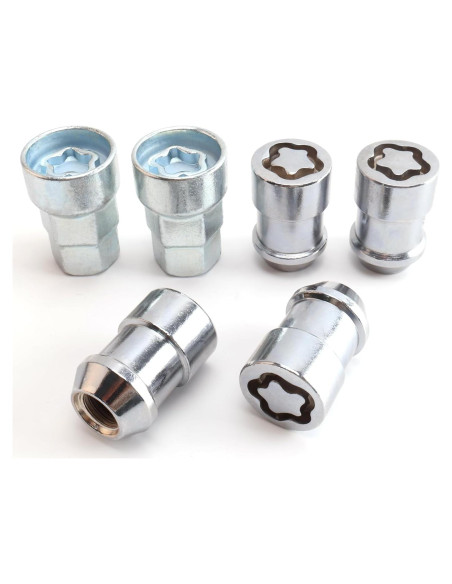 Tuercas de Bloqueo de Rueda M14x2mm YYHHZZ - Juego de 4 con 2 Llaves Tuercas de Bloqueo de Rueda M14x2mm YYHHZZ - Juego de 4 con 2 Llaves