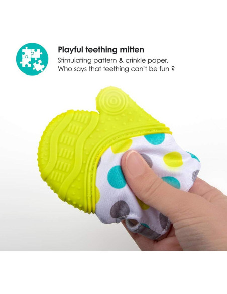 Mitón de Silicona Glüv para Dentición de Bebés - Ajustable Mitón de Silicona Glüv para Dentición de Bebés - Ajustable