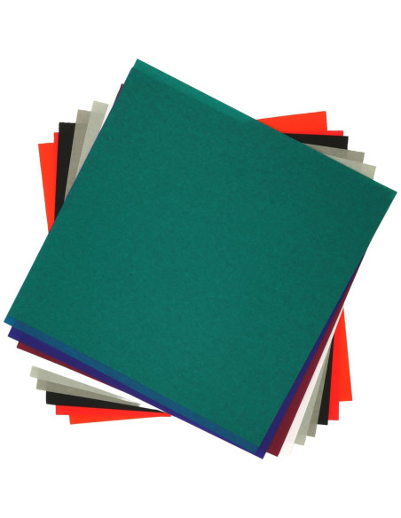 Papel de Origami Needzo, 200 Hojas Cuadradas de Colores 15.24cm Papel de Origami Needzo, 200 Hojas Cuadradas de Colores 15.24cm