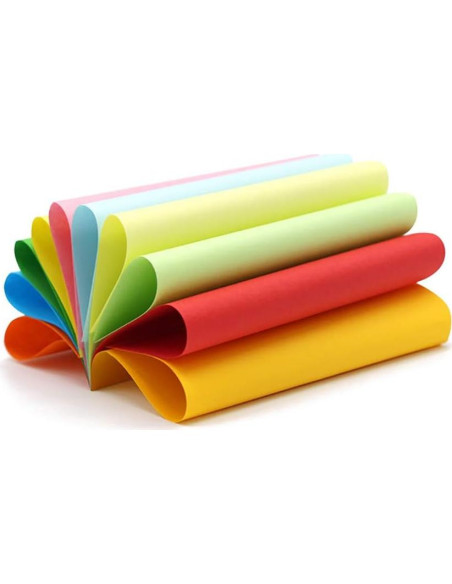 1000 Hojas de Papel Origami Doble Cara Yimaa 10 Colores 1000 Hojas de Papel Origami Doble Cara Yimaa 10 Colores