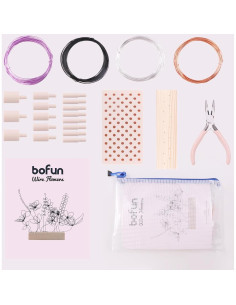 Kit de Manualidades BoFUN para Flores de Alambre - 4 Colores 2