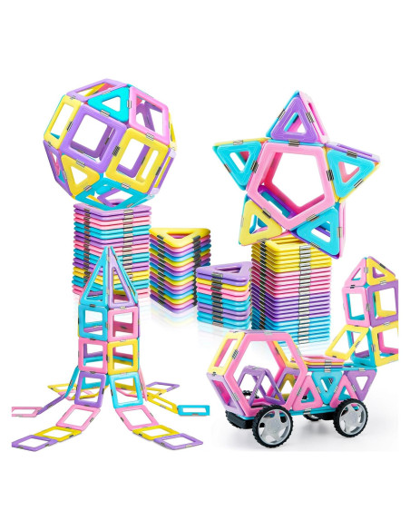 MAGBLOCK Juego de Bloques Magnéticos 103pcs para Niños 3+ MAGBLOCK Juego de Bloques Magnéticos 103pcs para Niños 3+