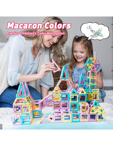MAGBLOCK Juego de Bloques Magnéticos 103pcs para Niños 3+ MAGBLOCK Juego de Bloques Magnéticos 103pcs para Niños 3+