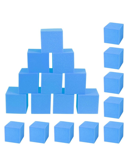 Bloques de Espuma FUBOTRAD 24PCS 12.7cm Acolchado Azul Oscuro Bloques de Espuma FUBOTRAD 24PCS 12.7cm Acolchado Azul Oscuro