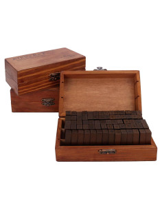 Set de Sellos de Letras y Números KUKLIPJIM - 210 Pcs