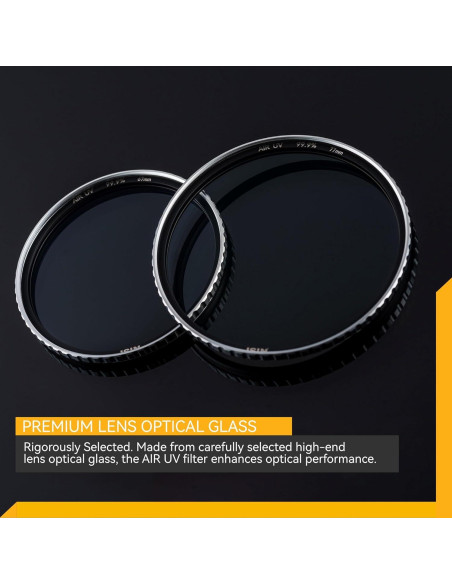 Filtro UV Air NiSi 37mm - 99.9% Transmisión, Resistente a Rayones Filtro UV Air NiSi 37mm - 99.9% Transmisión, Resistente a Rayones
