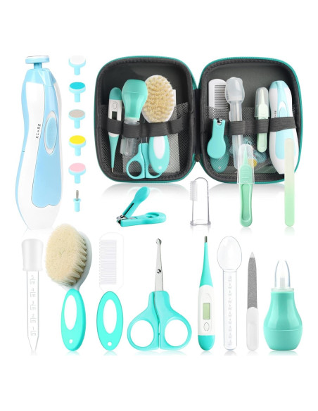 Kit de Cuidado para Bebés WXA 20 Piezas Cortador de Uñas Eléctrico Kit de Cuidado para Bebés WXA 20 Piezas Cortador de Uñas Eléctrico