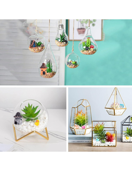 Kit de Jardín de Hadas 162 Piezas CHAKANLX - Miniaturas Decorativas Kit de Jardín de Hadas 162 Piezas CHAKANLX - Miniaturas Decorativas