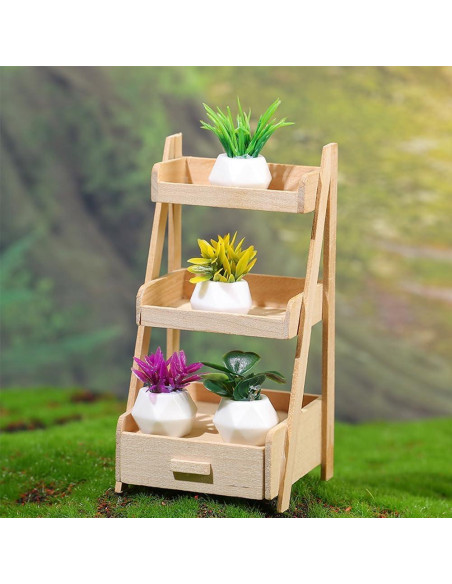 Conjunto 4PCS Mini Plantas Suculentas Resina WinldMonmo Conjunto 4PCS Mini Plantas Suculentas Resina WinldMonmo