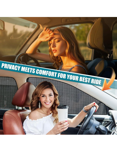 Sombrilla para Ventanas de Coche ZATOOTO - Protección UV y Malla