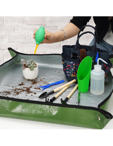 Kit de Herramientas para Suculentas Permade 13 Piezas con Bolsa