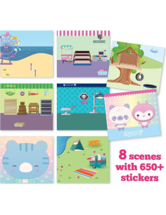 Libro de Stickers Reutilizables Craft-tastic - 650+ Stickers 2