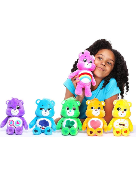 Care Bears Cheer Bear Peluche 22.86 cm - Suave y Coleccionable Care Bears Cheer Bear Peluche 22.86 cm - Suave y Coleccionable