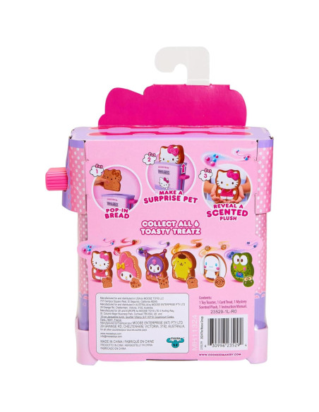 Tostadora de Juguete Hello Kitty Toasty Treatz con Peluche Sorpresa Tostadora de Juguete Hello Kitty Toasty Treatz con Peluche Sorpresa