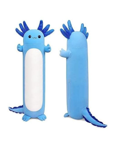 Almohada de Peluche Axolote 90 cm Azul Comienzo Auspicioso