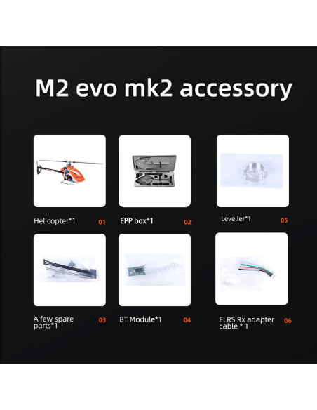 Helicóptero RC OMPHOBBY M2 EVO MK2 6CH Aerobático PNP Blanco Helicóptero RC OMPHOBBY M2 EVO MK2 6CH Aerobático PNP Blanco