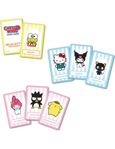 Juego de Cartas Adivina Quién? Hello Kitty y Amigos - 40 Cartas