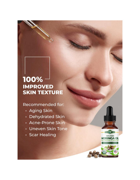 Aceite de Semilla de Moringa Orgánico Pura Vida 60 ml - Piel y Cabello Aceite de Semilla de Moringa Orgánico Pura Vida 60 ml - Piel y Cabello