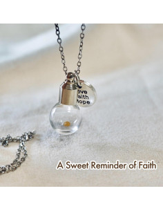 Collar de Semilla de Mostaza Hecho a Mano - Joyería Cristiana Unisex 2