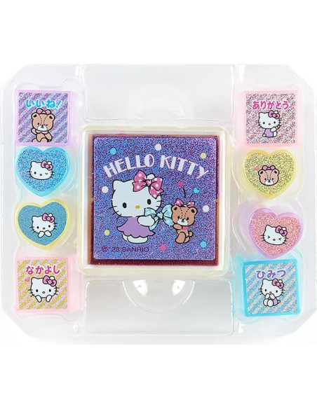 Sello de Hello Kitty Sanrio 898422 en estuche de joyería Sello de Hello Kitty Sanrio 898422 en estuche de joyería