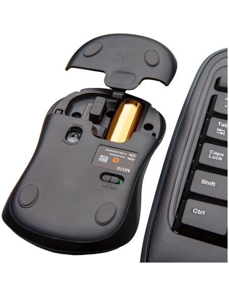 Combo Inalámbrico Teclado y Ratón Logitech MK335 - Negro/Plata Combo Inalámbrico Teclado y Ratón Logitech MK335 - Negro/Plata