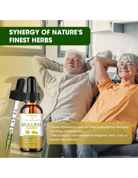 Extracto de Hoja de Mullein GREENPEOPLE 59 ml Sin Alcohol Extracto de Hoja de Mullein GREENPEOPLE 59 ml Sin Alcohol