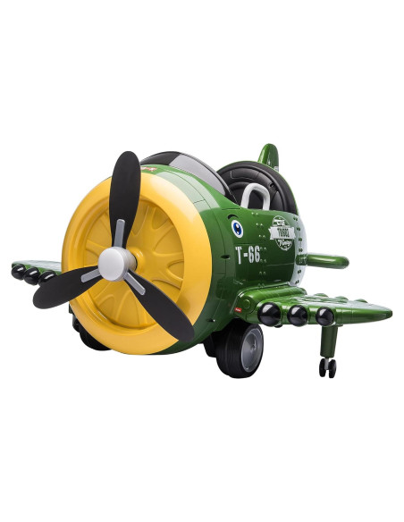 Coche Eléctrico para Niños TOBBI Aviación 12V Verde Militar Coche Eléctrico para Niños TOBBI Aviación 12V Verde Militar