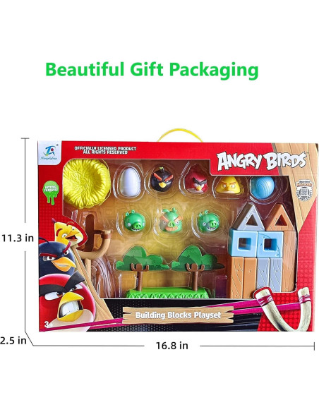 Juguete de Construcción Angry Birds 20 Piezas - SHANTOU Juguete de Construcción Angry Birds 20 Piezas - SHANTOU