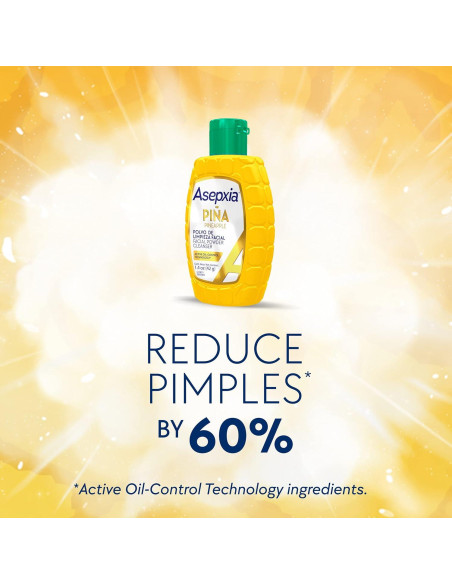 Limpiador Facial en Polvo Asepxia 39.4 g con Enzima de Piña Limpiador Facial en Polvo Asepxia 39.4 g con Enzima de Piña