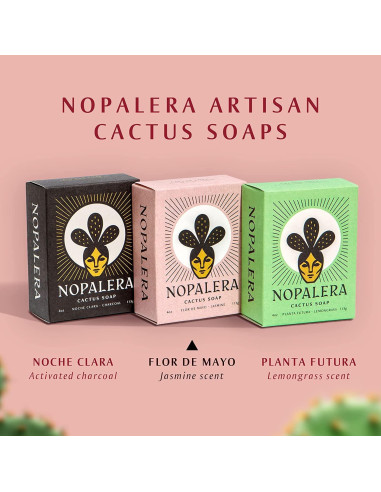 Jabón de Barra Nopalera Nopal - Aceite Esencial de Jazmín 113 g