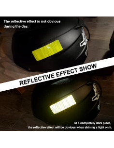 Pegatinas Reflectantes PSLER 36 Piezas 3x8 cm Alta Visibilidad 2