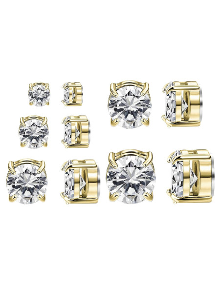 Pendientes Magnéticos Unisex NEWITIN Acero Inoxidable 5 Pares Pendientes Magnéticos Unisex NEWITIN Acero Inoxidable 5 Pares
