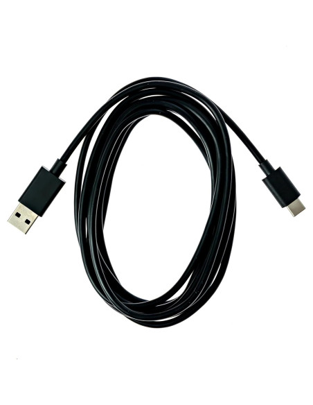 Cable USB-C Crazy Controllerz 2.74m para Xbox Series X, PS5 Cable USB-C Crazy Controllerz 2.74m para Xbox Series X, PS5