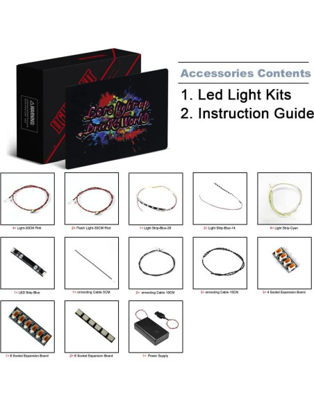 Kit de Luz LED BrickBling para LEGO UCS X-Wing 75355 Kit de Luz LED BrickBling para LEGO UCS X-Wing 75355