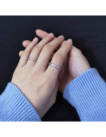 Anillos para dedos de los pies QWALIT 6 piezas plateados Anillos para dedos de los pies QWALIT 6 piezas plateados