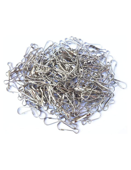 250 Ganchos de Resorte Niquelados i-CHONY 23x8mm 250 Ganchos de Resorte Niquelados i-CHONY 23x8mm