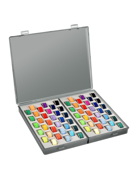 Caja organizadora de bobinas Xuerdon 66 piezas gris Caja organizadora de bobinas Xuerdon 66 piezas gris