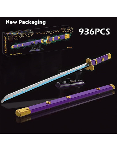 Conjunto de Construcción Espada Enma Zoro 98.5cm con Funda