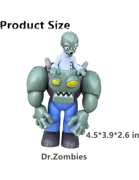 Figura de Acción Dr Zombies JHESAO PVZ 11.5 cm Ecológica Figura de Acción Dr Zombies JHESAO PVZ 11.5 cm Ecológica