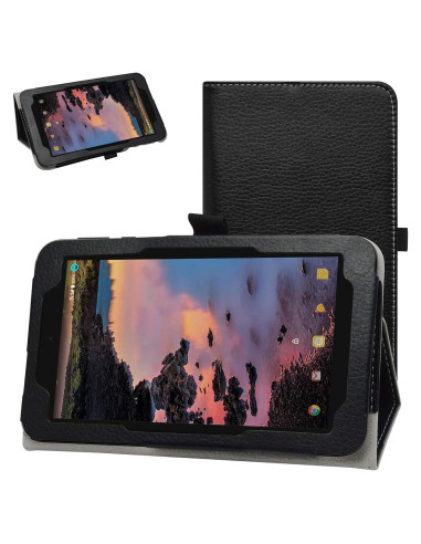 Funda Plegable Alcatel OneTouch Pixi 7 Mama Mouth Negro