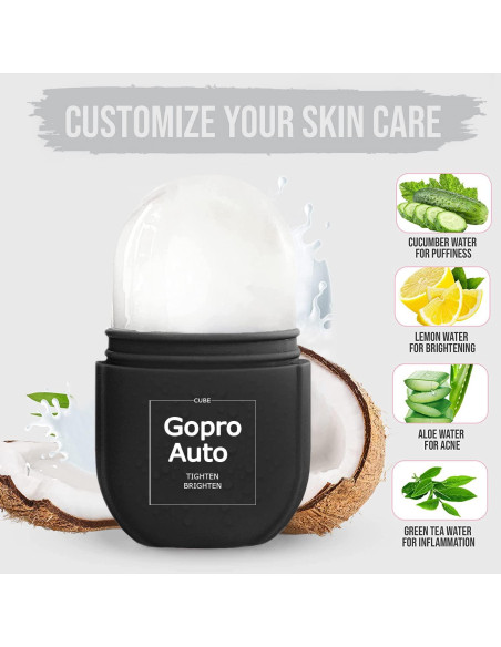 Rodillo de Hielo Facial Goproauto Negro - Tonifica y Reduce Bolsas Rodillo de Hielo Facial Goproauto Negro - Tonifica y Reduce Bolsas