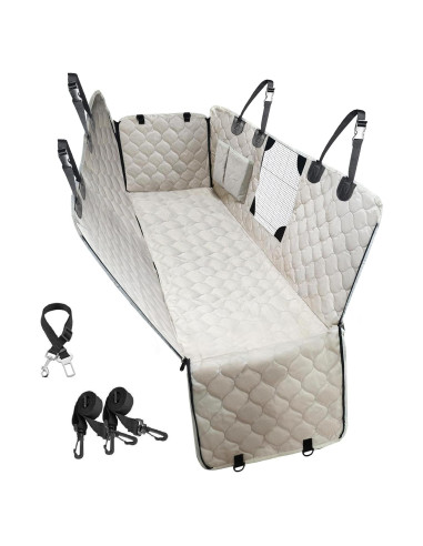 Funda de Asiento para Perros PETICON Beige 100% Impermeable