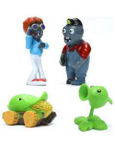 Conjunto de Juguetes Plantas y Zombies Maikerry 8 Piezas PVC 2