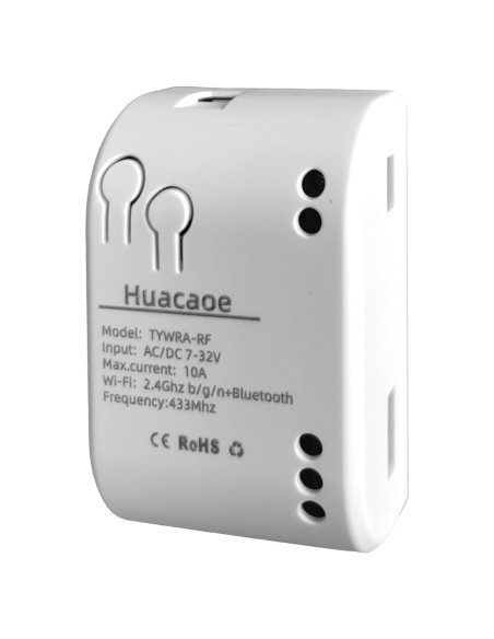 Módulo de Relé Seco Inteligente WiFi Huacaoe 1 Canal 5V/7-32V Módulo de Relé Seco Inteligente WiFi Huacaoe 1 Canal 5V/7-32V